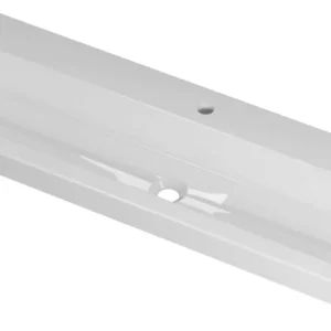 Ink Roots wastafel porselein met 1 kraangat - glans wit - 120x40x6cm (bxdxh) Merkproduct