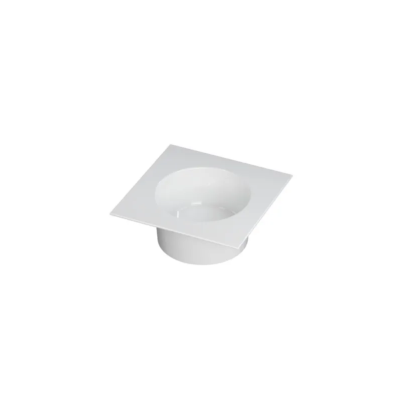 Koopje Ink UFO Wastafel porselein rond zonder kraangat - Glans wit - 480x480x180 mm (bxdxh)