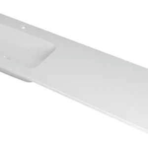 Ink Faktor Wastafel polystone links met 1 kraangat - Glans wit - 1600x450x15 mm (bxdxh) Superprijs