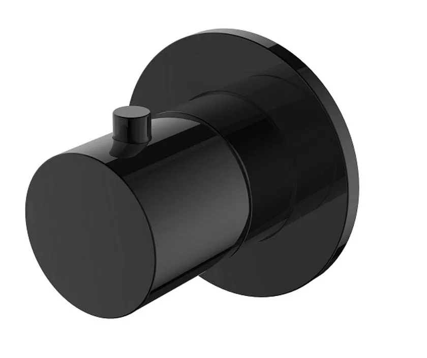 Uitverkoop Regn stopkraan gun metal black PVD