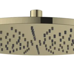 Nieuw Regn hoofddouche rond 30cm - geborsteld goud PVD