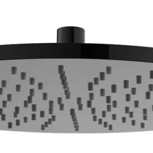 Laatste Versie Regn hoofddouche rond 30cm - gun metal black PVD