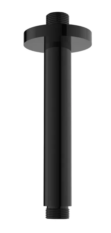 Seizoensaanbieding Regn plafondarm inkortbaar 7,5-16cm gun metal black PVD