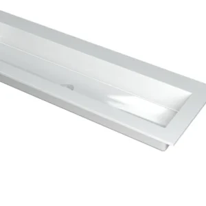 Op = Op Ink Kraft meubelwastafel 140x45cm - zonder kraangat - Polystone glans wit