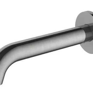 Regn losse wand uitloop 15cm geborsteld nikkel PVD Koopje