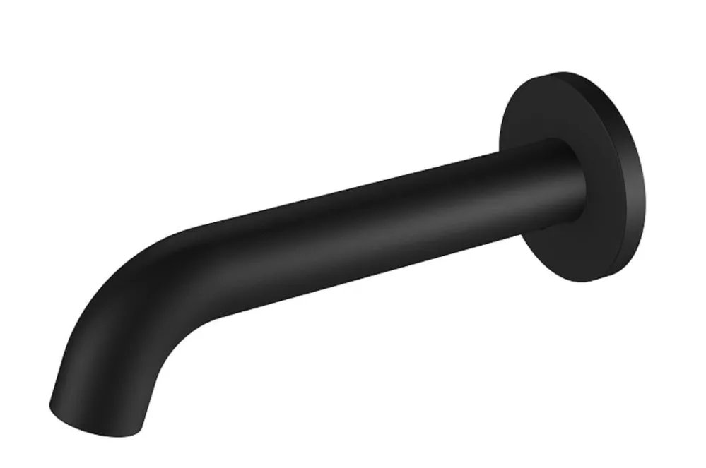 Nu Kopen Regn losse wand uitloop 15cm gun metal black PVD