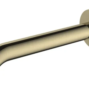 Beste Prijs Regn losse wand uitloop 18cm geborsteld goud PVD