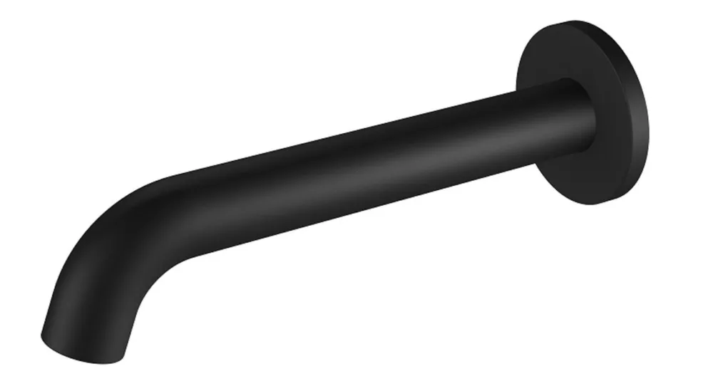 Regn losse wand uitloop 18cm mat zwart Aanbieding