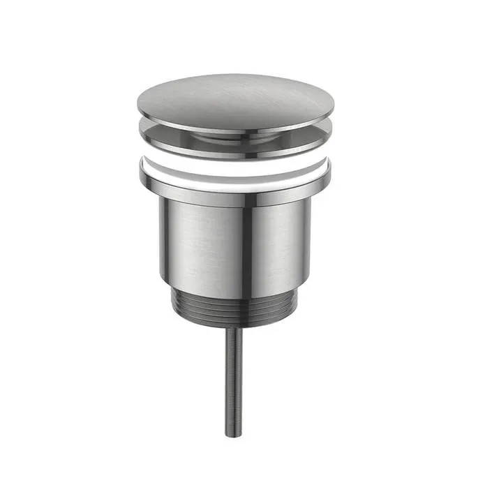 Lage Prijs Regn pop-up wastafelafvoerplug - geborsteld nikkel PVD