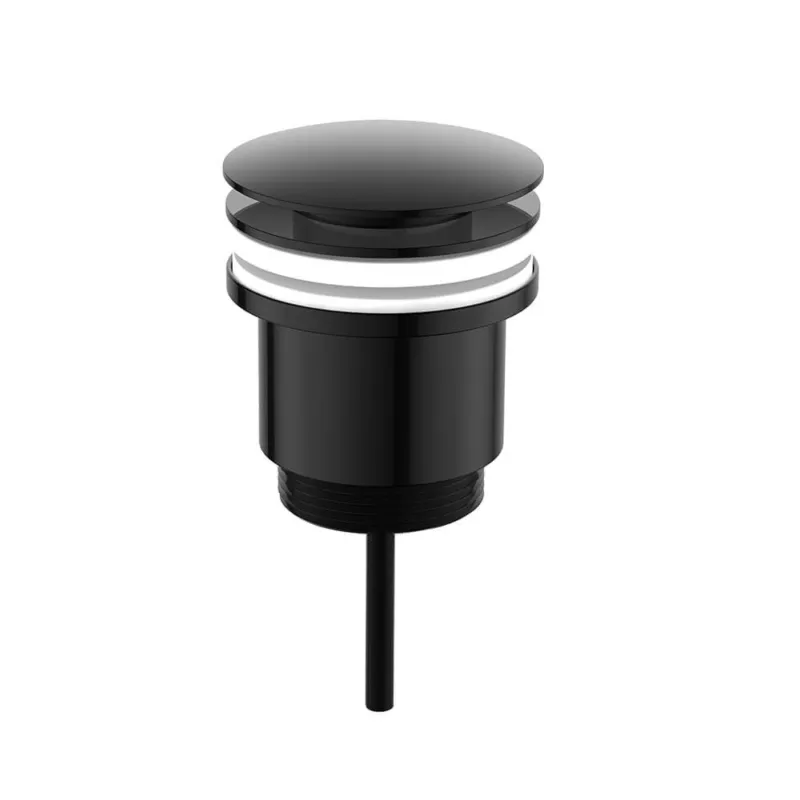 Regn pop-up wastafelafvoerplug - gunmetal black PVD Flitsaanbieding