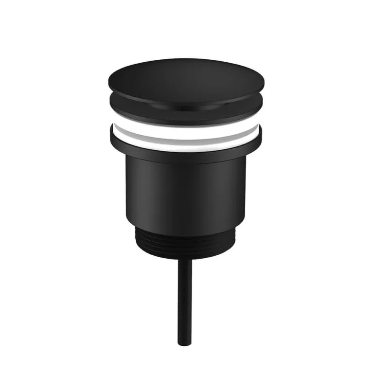 Regn pop-up wastafelafvoerplug - mat zwart Merkproduct