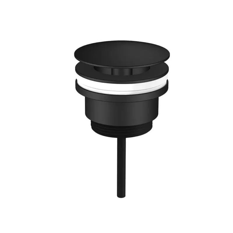 Regn vaste wastafelafvoerplug - mat zwart Merkproduct