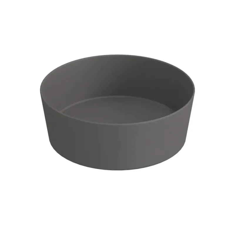 Betaalbaar Blinq Couleur opzetwastafel conisch 44cm - antraciet