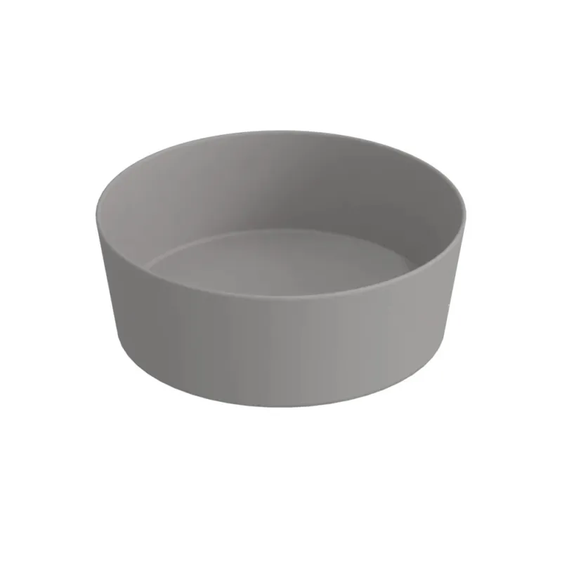 Bestel Nu Blinq Couleur opzetwastafel conisch 44cm - cement