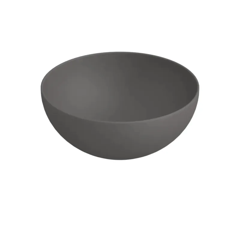 Blinq Couleur opzetwastafel rond 40cm rond - antraciet Gereduceerde Prijs