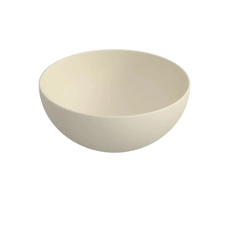 Blinq Couleur opzetwastafel rond 40cm rond - ivoor Snelle Levering