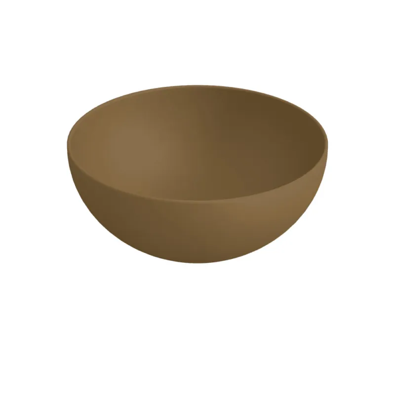 Blinq Couleur opzetwastafel rond 40cm rond - kreta Favoriet