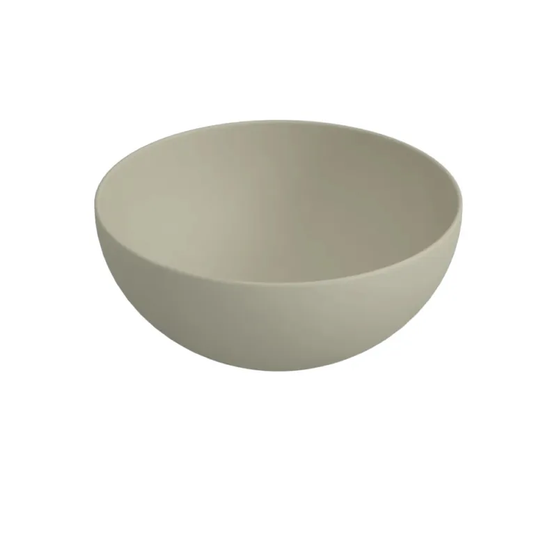 Blinq Couleur opzetwastafel rond 40cm rond - zand Laatste Versie