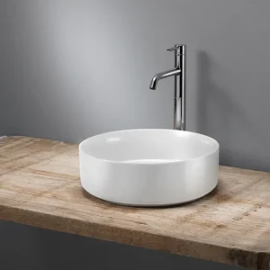 Blinq Ispra opzetwastafel rond 35,5cm wit Favoriet