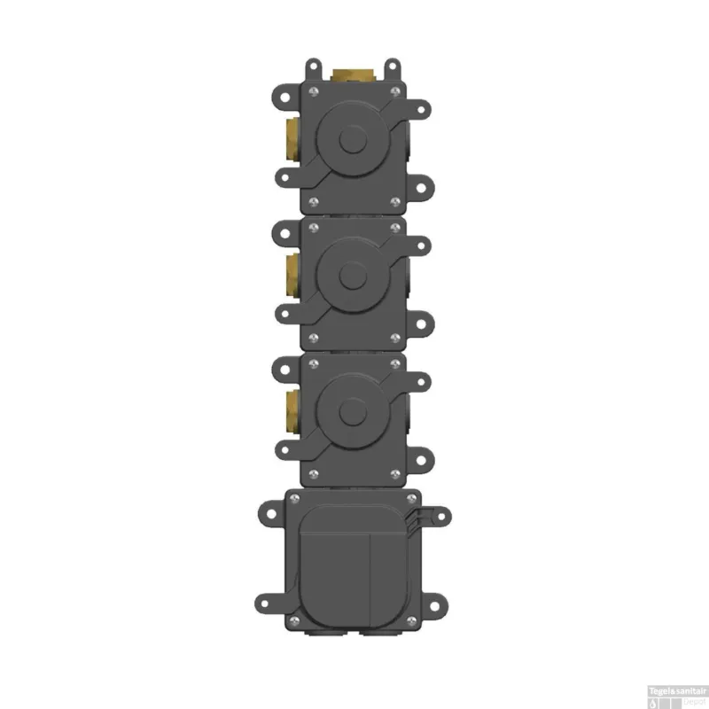 Hotbath Inbouwbox Mate High Flow Met 3 Stopkranen RVS 316 Fabrieksprijs