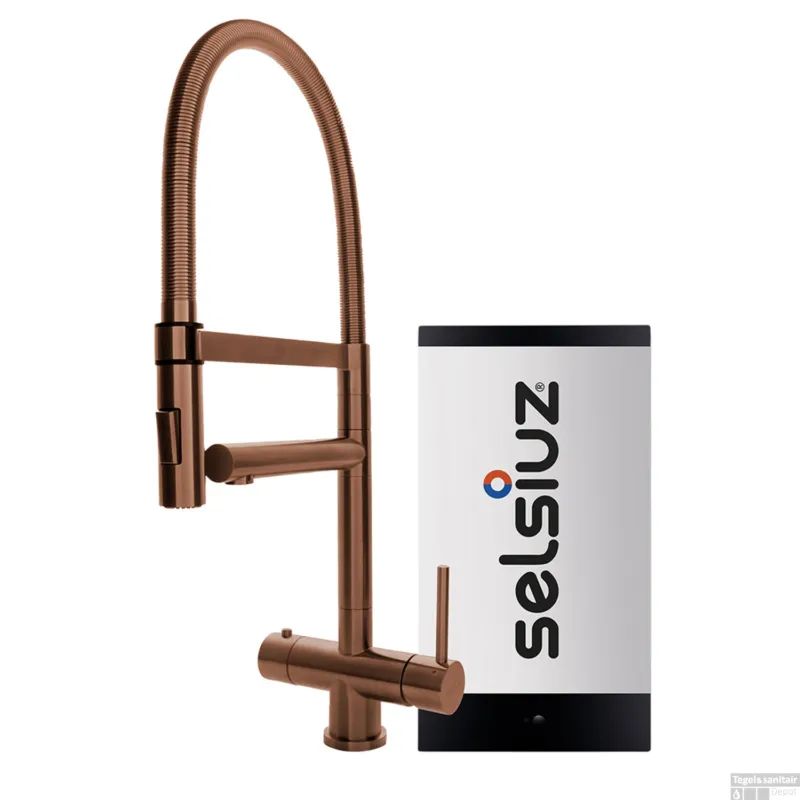 Koopje Kokendwaterkraan Selsiuz XL Copper Inclusief Combi Extra Boiler