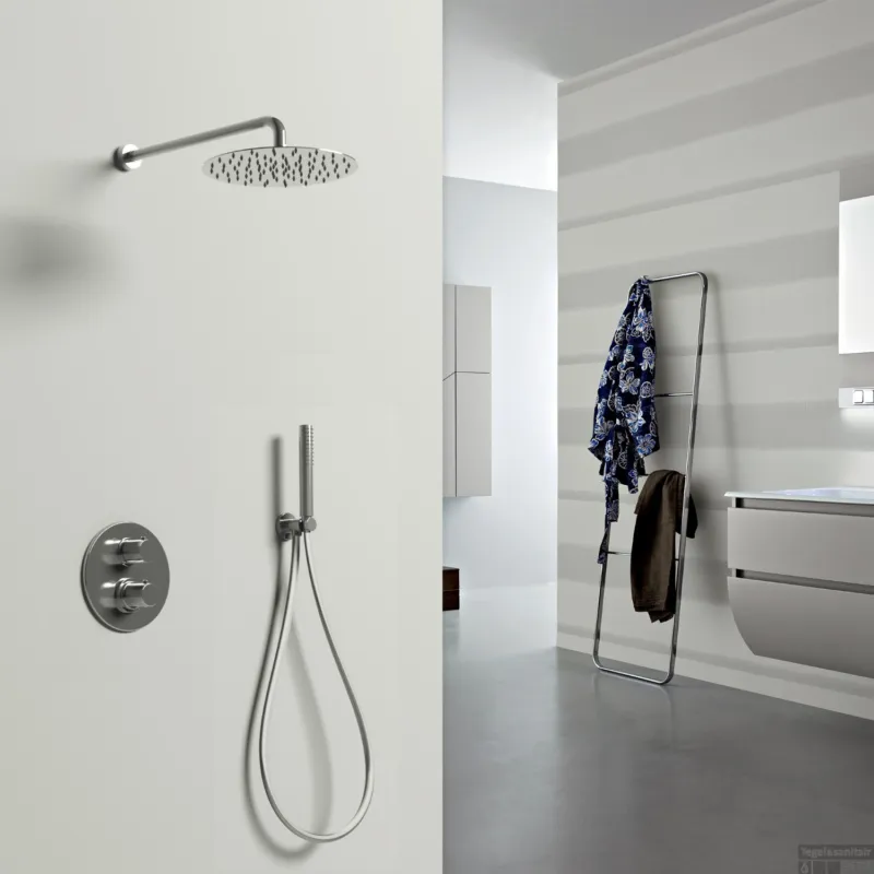 Inbouw Regendouche Set Sanimex Giulini Thermostatisch Rond Chroom Fabrieksprijs