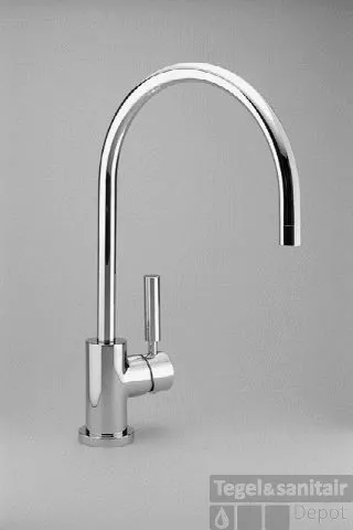 Dornbracht Tara Classic Keukenkraan Met Hendel Rechts Platina Mat Speciale Aanbieding