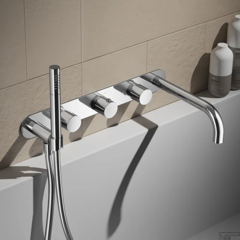 Badthermostaat Hotbath Buddy Inbouw 2-stop met Uitloop Chroom Seizoensaanbieding