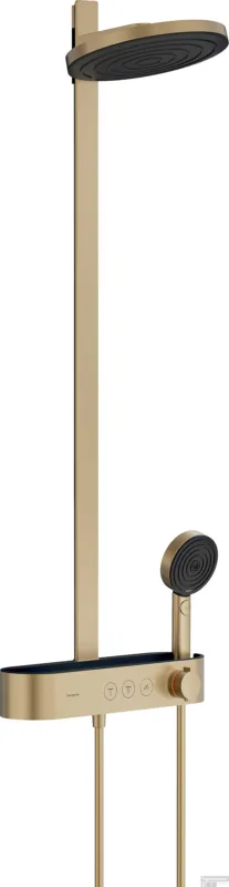 Flitsaanbieding Hansgrohe Pulsify S Showerpipe 2jet EcoSmart met ShowetTablet Select 400, Brushed Bronze