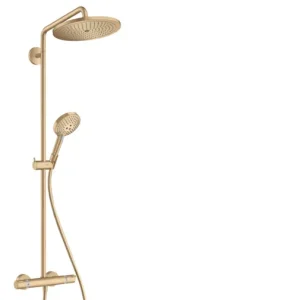 Weekendaanbieding Hansgrohe Croma Select S Showerpipe 280 1jet EcoSmart met douchethermostaat en handdouche Raindance Select S 120 3jet, Brushed Bronze