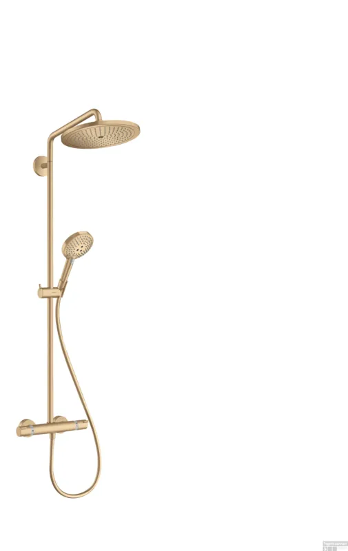Weekendaanbieding Hansgrohe Croma Select S Showerpipe 280 1jet EcoSmart met douchethermostaat en handdouche Raindance Select S 120 3jet, Brushed Bronze