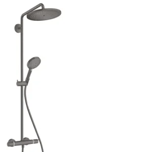 Gratis Retour Hansgrohe Croma Select S Showerpipe 280 1jet EcoSmart met douchethermostaat en handdouche Raindance Select S 120 3jet, Brushed Black Chrome