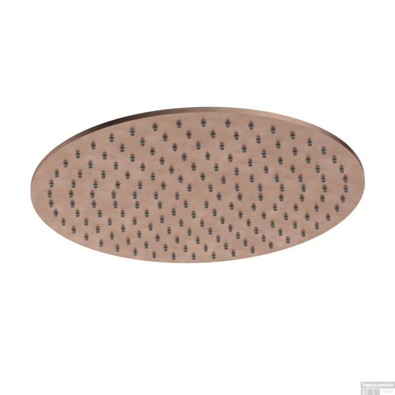 Flitsaanbieding Hoofddouche Hotbath Archie 30 CM Geborsteld Koper PVD