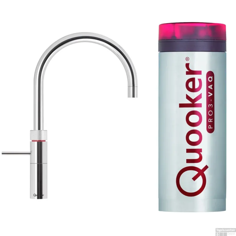 Quooker Fusion Round Chroom met PRO3 VAQ Boiler Actieprijs
