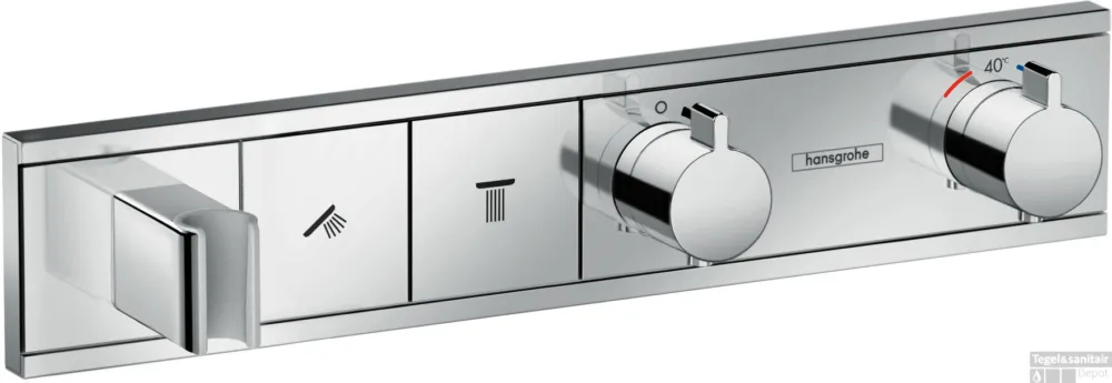 Hansgrohe RainSelect thermostaat afbouwdeel voor 2 functies, chroom Finale Uitverkoop