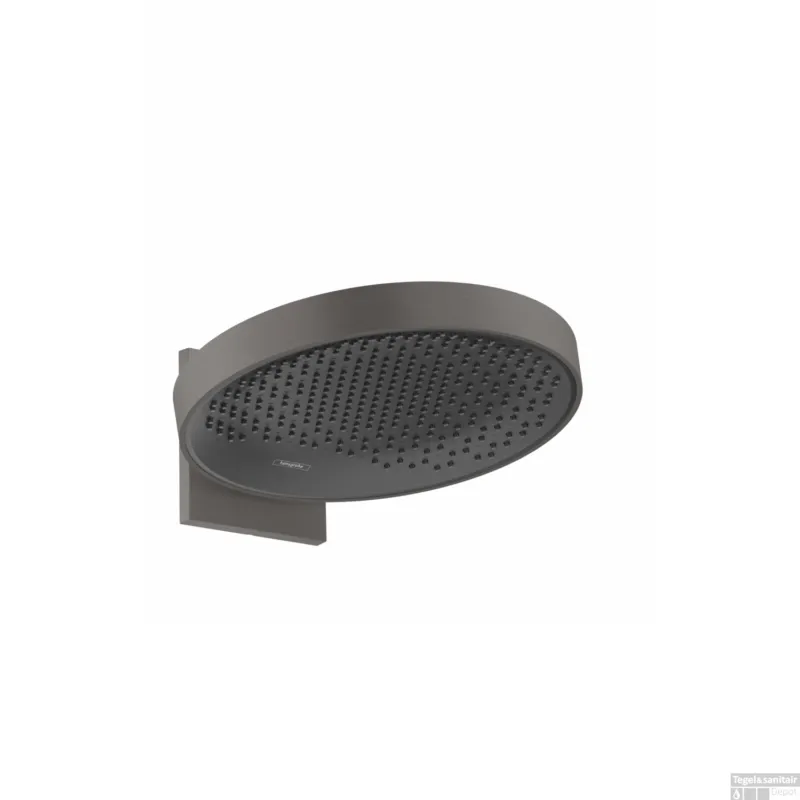Hoofddouche Rainfinity HansGrohe PowderRain 360 1jet Met Douche-arm Geborsteld Zwart Chroom Exclusieve Aanbieding