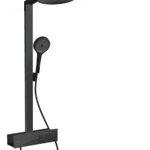 Hansgrohe Rainfinity showerpipe 250 1jet EcoSmart met ShowerTablet 350, mat zwart Express Levering