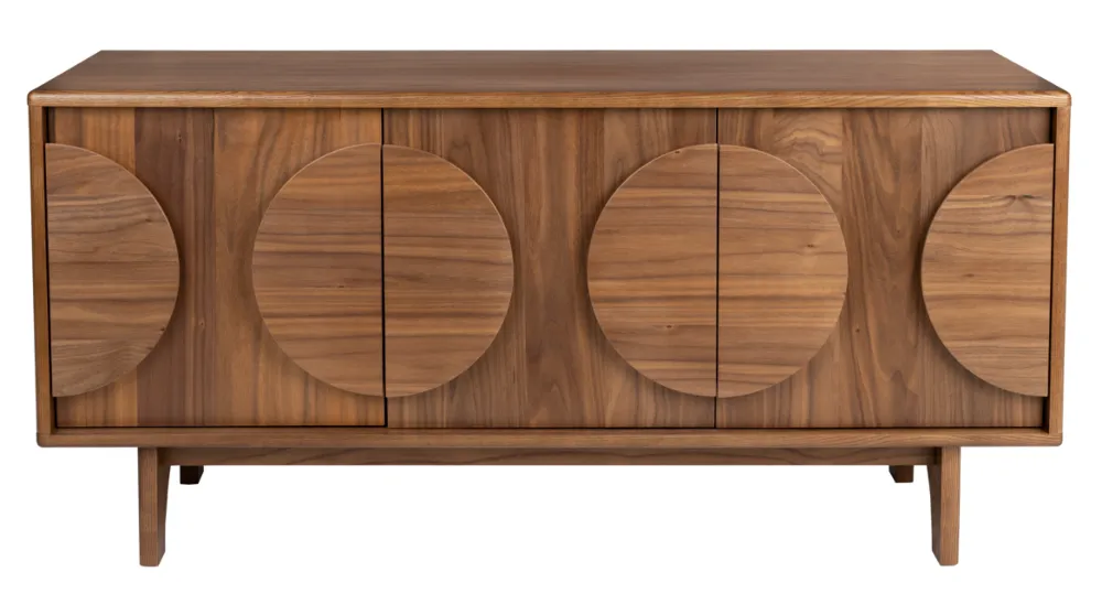 Zuiver Groove Sideboard -Walnut-3 deurs Express Levering