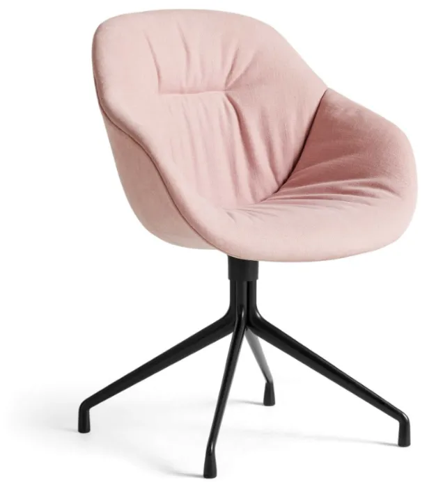 Hay AAC 121 Soft stoel-Linara 415-Gepoedercoat Zwart OUTLET Laatste Kans