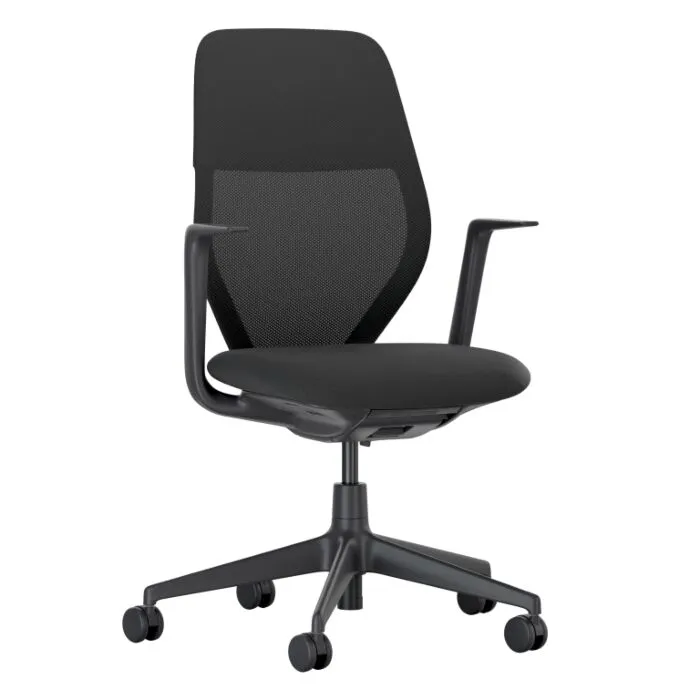 Vitra ACX Mesh-Nero-Zwart Koop Online