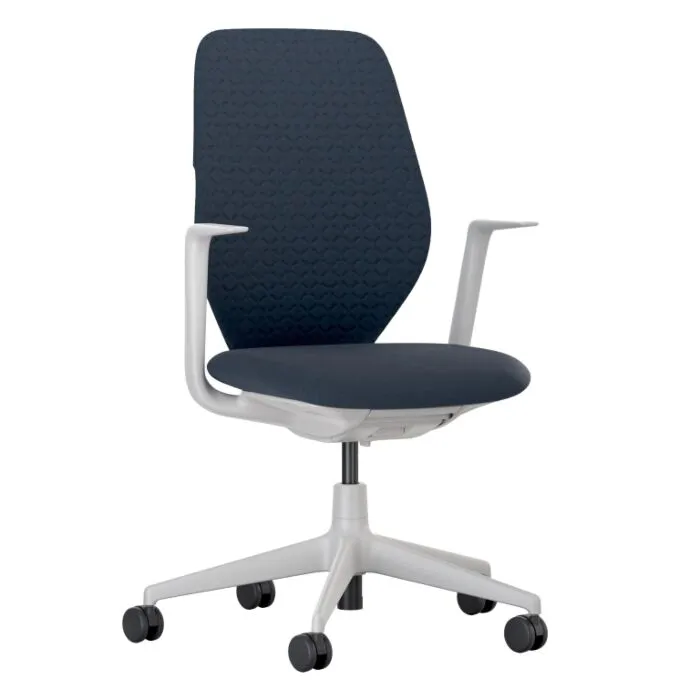 Laatste Versie Vitra ACX Soft bureaustoel-Dark blue-Soft Grey