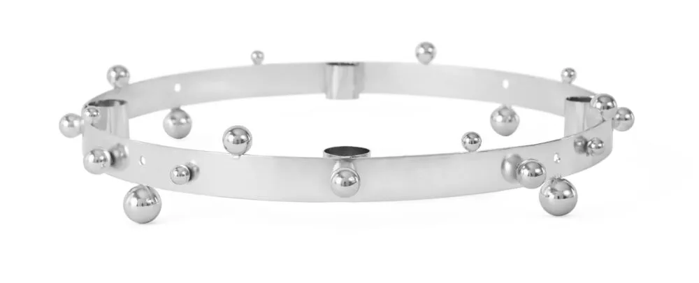 OYOY Living Design Parel Advent kandelaar-Zilver Korting