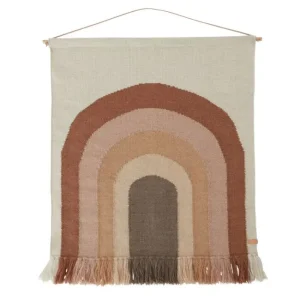 OYOY Living Design Follow the Rainbow wandkleed-Large-Choko Op = Op