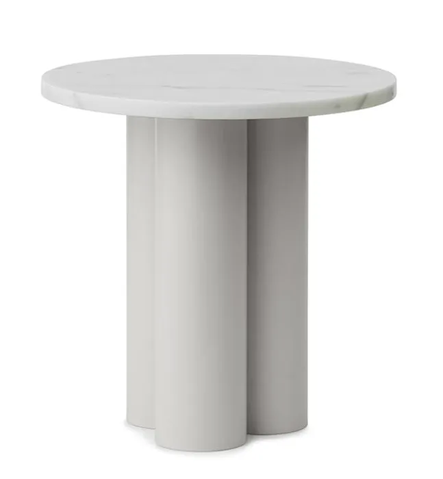 Normann Copenhagen Dit bijzettafel-White Carrara-Sand Beperkte Voorraad