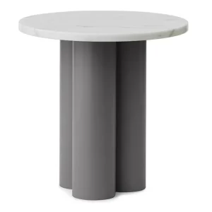 Normann Copenhagen Dit bijzettafel-White Carrara-Grey Uitverkoop