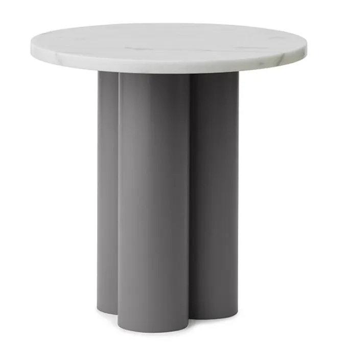 Normann Copenhagen Dit bijzettafel-White Carrara-Grey Uitverkoop