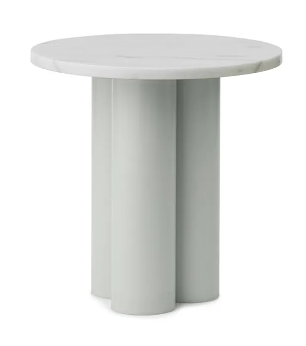 Normann Copenhagen Dit bijzettafel-White Carrara-Light Green Merkproduct