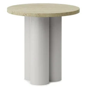 Speciale Aanbieding Normann Copenhagen Dit bijzettafel-Travertine Light-Sand