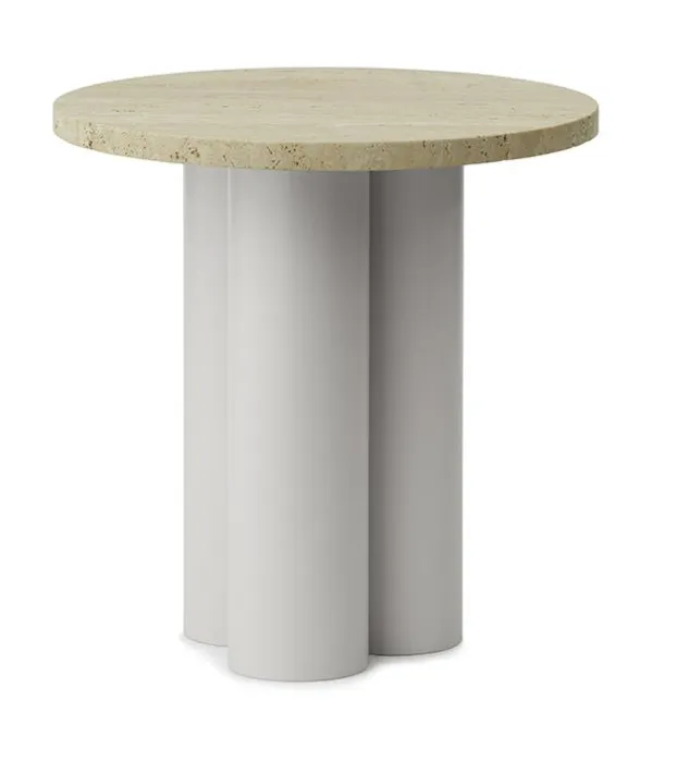 Speciale Aanbieding Normann Copenhagen Dit bijzettafel-Travertine Light-Sand