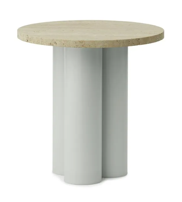 Hoge Kwaliteit Normann Copenhagen Dit bijzettafel-Travertine Light-Light Green